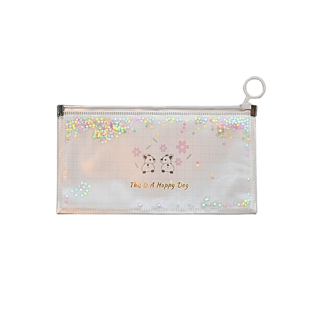 Fancy transparent  pouch