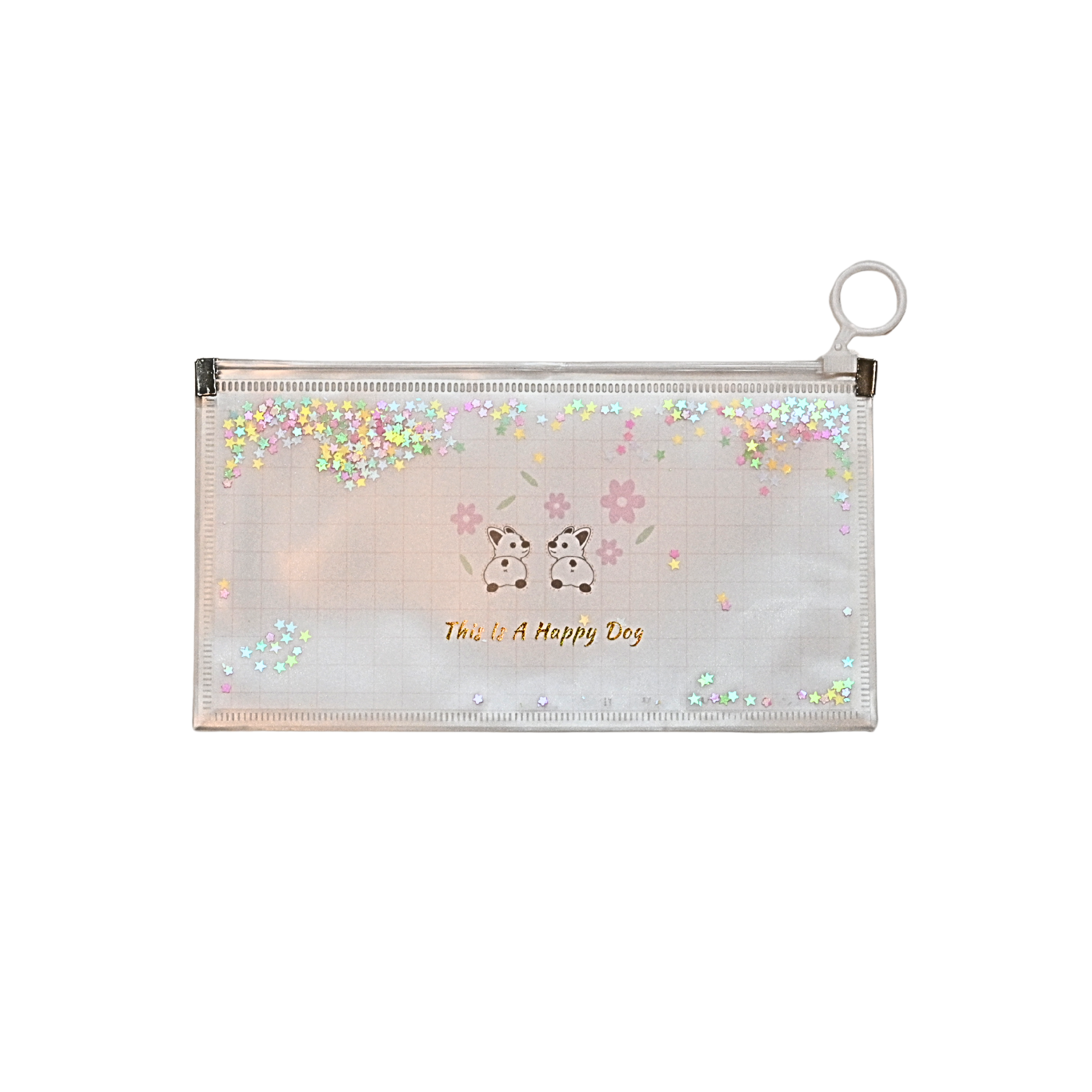 Fancy transparent  pouch