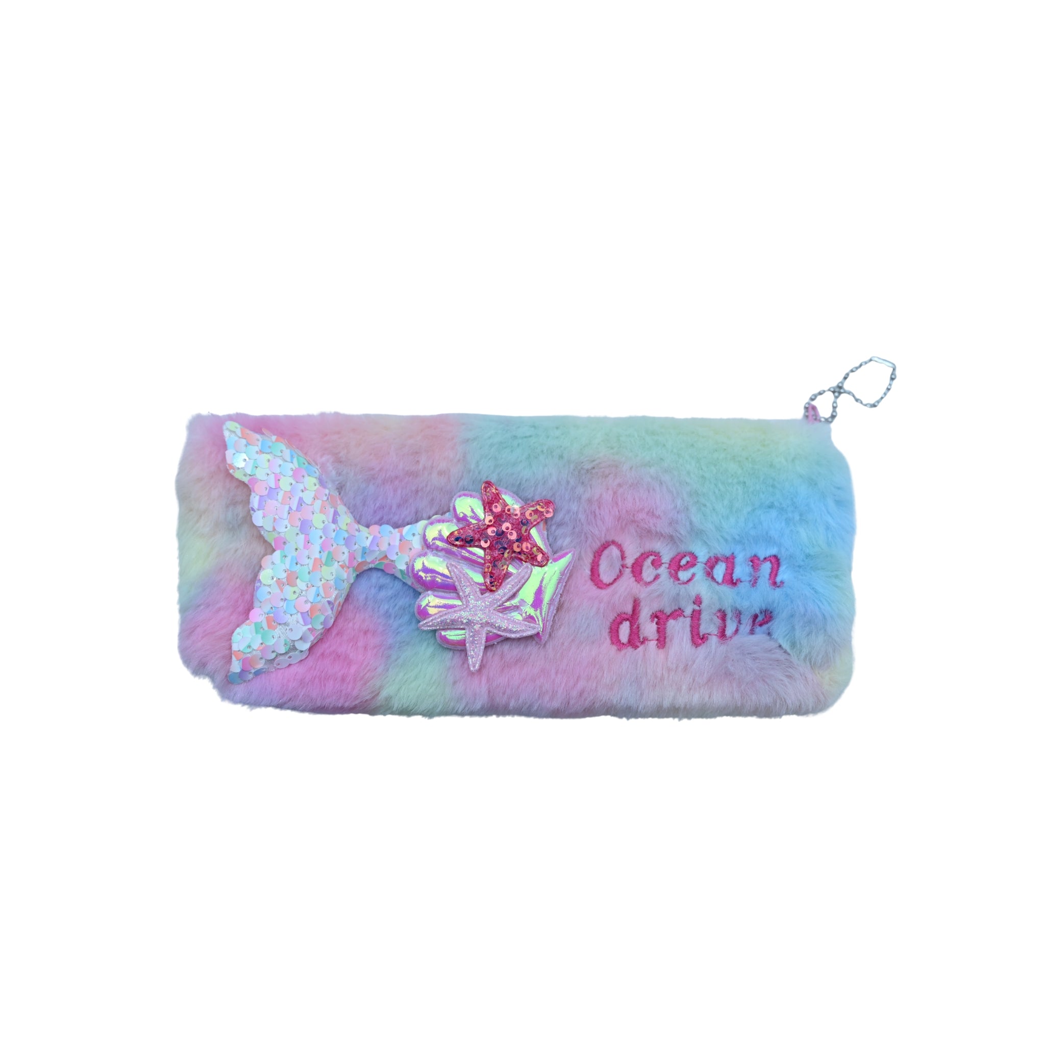 Rainbow Plush Pouch