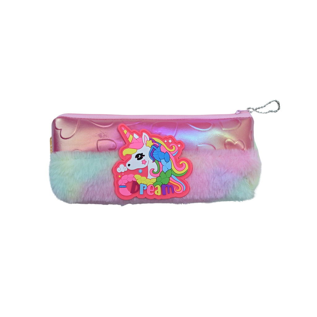 Rainbow Plush Pouch
