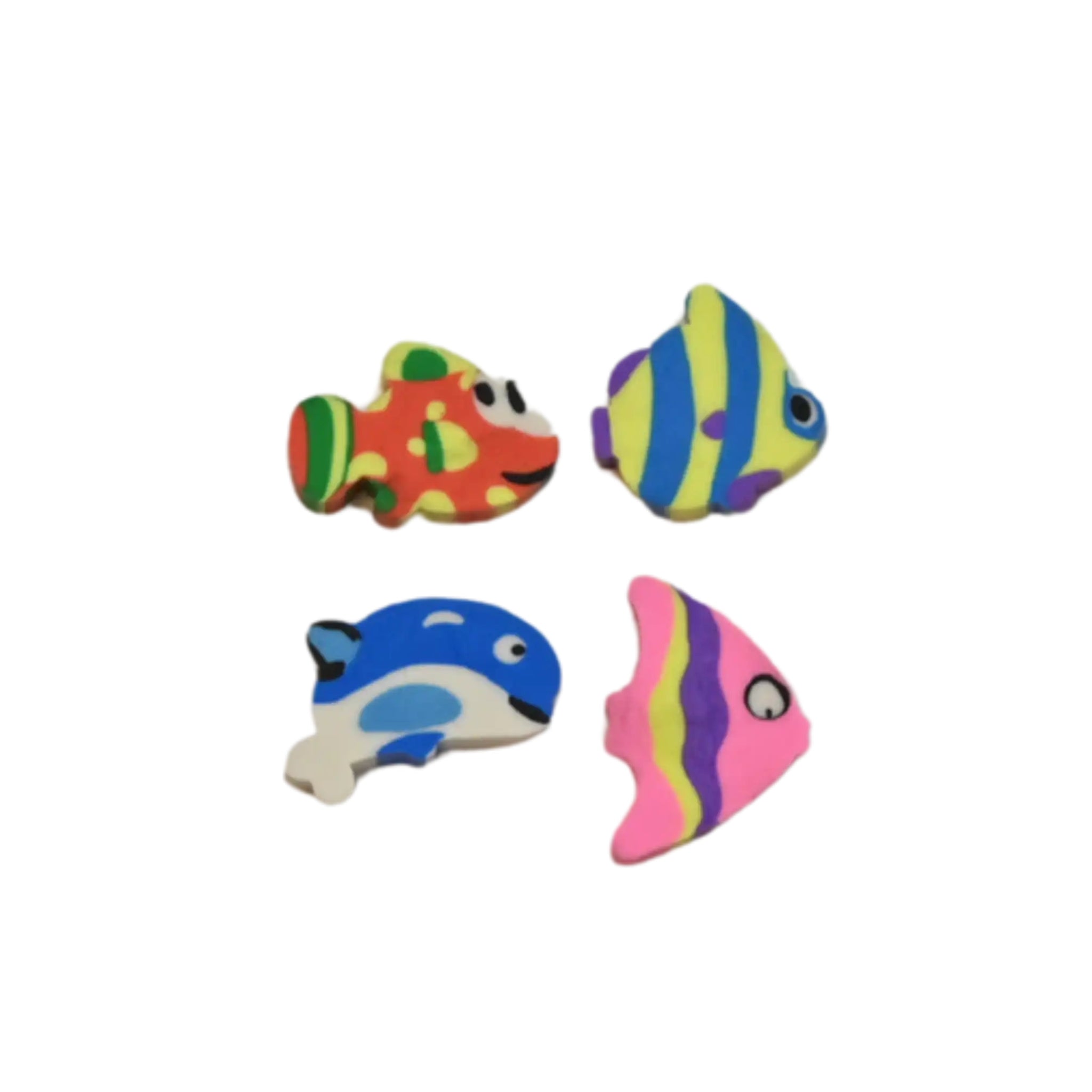 Small Fish Erasers 4 in 1