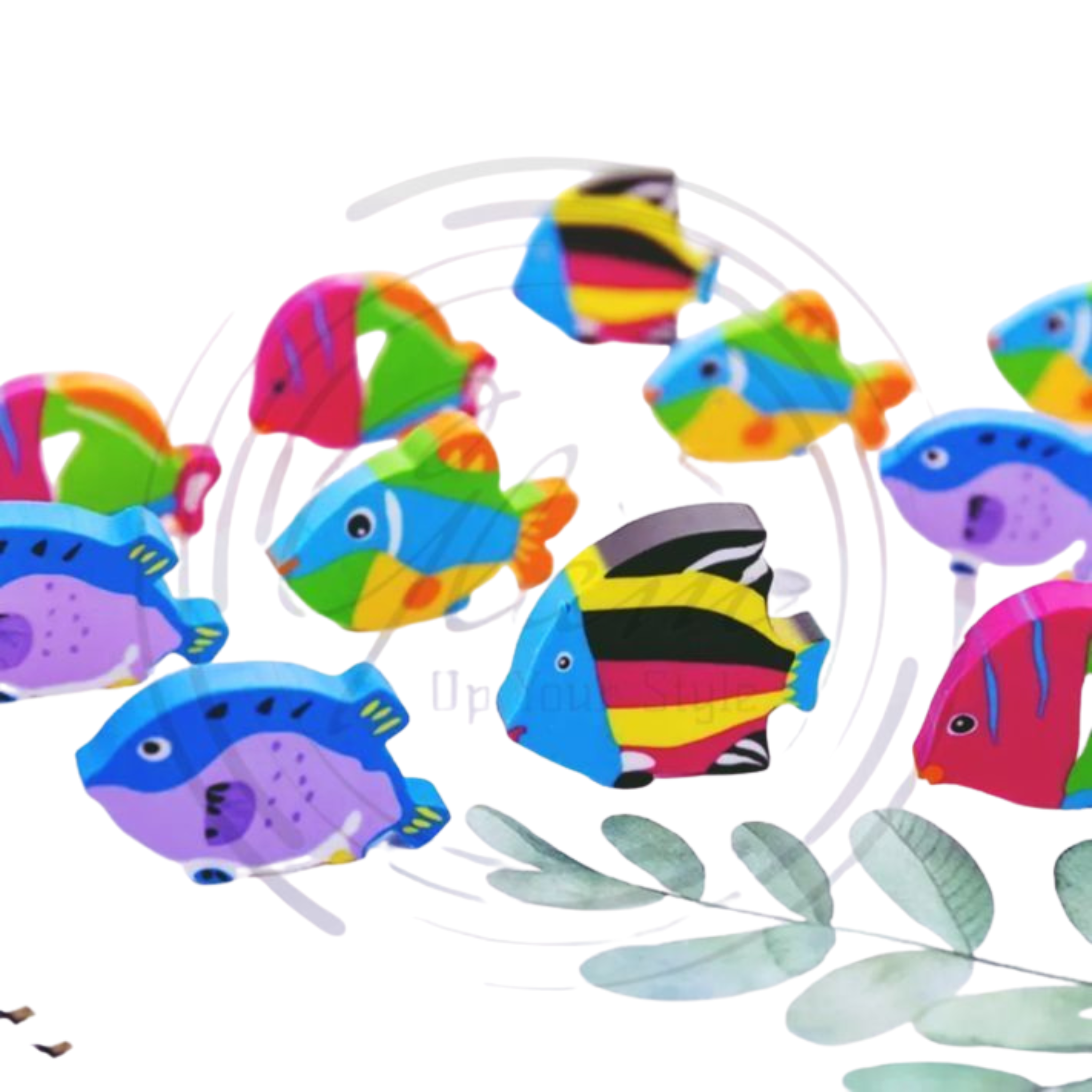Small Fish Erasers 4 in 1