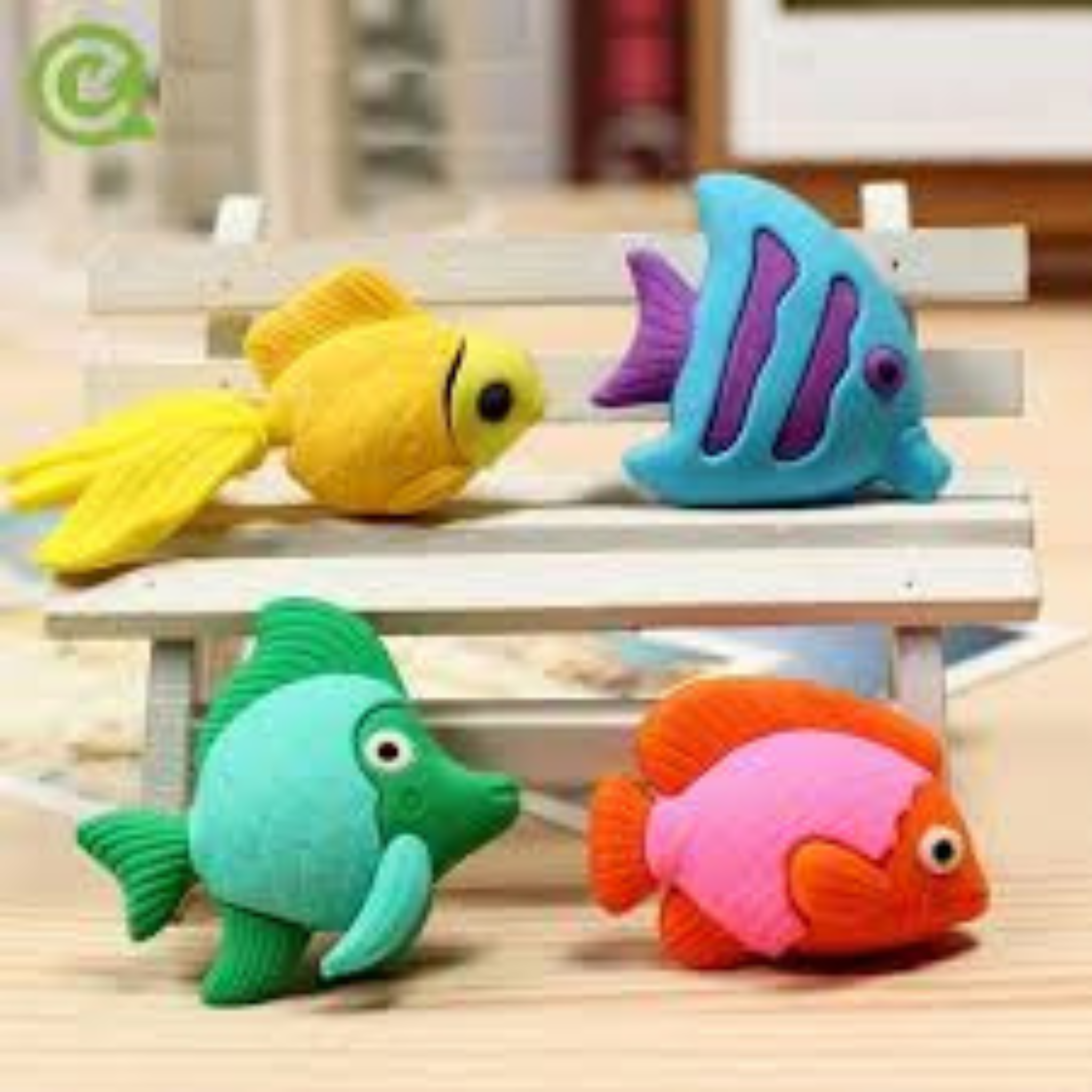 Small Fish Erasers 4 in 1