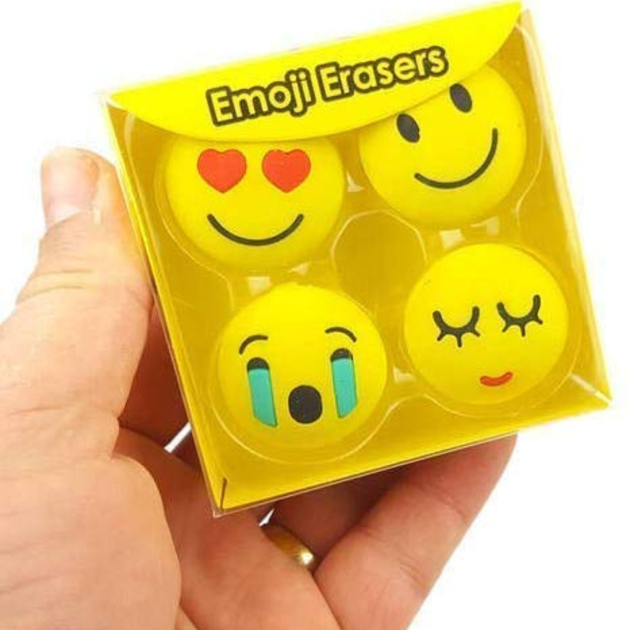 Emoji erasers 4 in 1