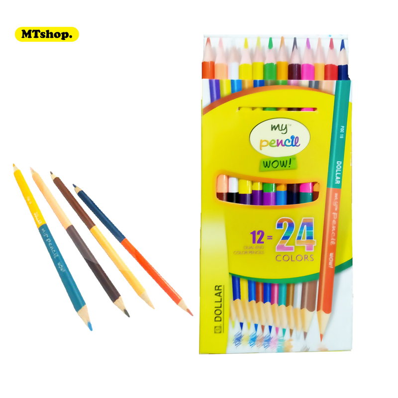 2 in 1 Pencil colors