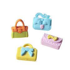 Small Hand Bag Erasers pack of 3